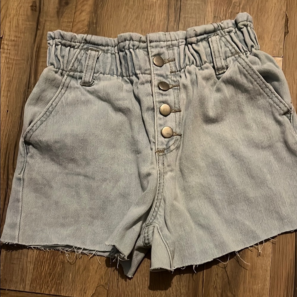 Forever 21 Light Blue Kids Denim Shorts